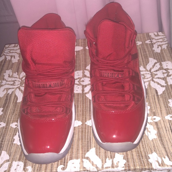 Red Patent Leather Jordans “11s” - Picture 2 of 5